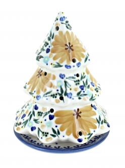 Yellow Daisy Christmas Tree Luminary