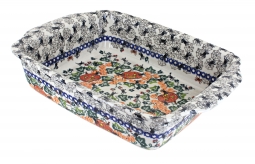 Trick or Treat Medium Rectangular Baker with Handles