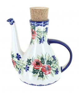 Cherry Red Bouquet Olive Oil Container