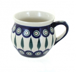 Peacock Medium Bell Shaped Mug