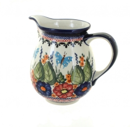 Floral Butterfly Small Pitcher