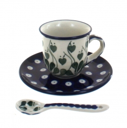 Alyce Espresso Cup & Saucer with Spoon