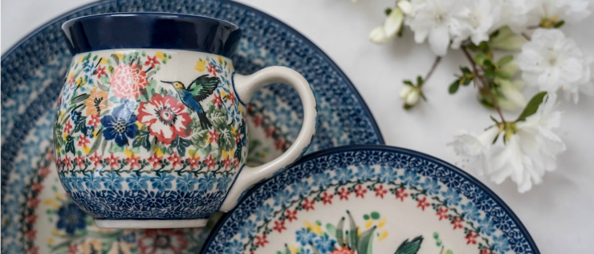 Blue Rose Polish Pottery | Polish Pottery, Stoneware, Ceramics and Glassware