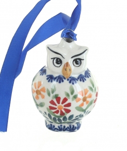 Garden Bouquet Owl Ornament