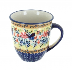 Blue Butterfly Breakfast Mug