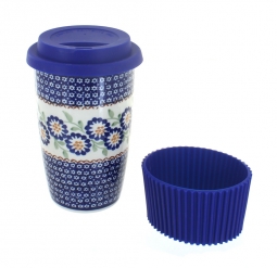 Peach Blossom Travel Coffee Mug