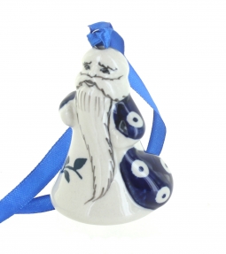 Blue Violet Father Christmas Ornament