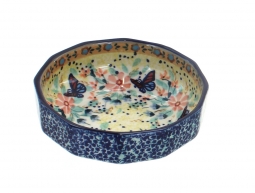 Blue Butterfly Small Angular Bowl