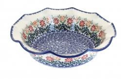 Garden Bouquet Large Scallop Bowl