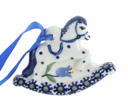 Tulip Rocking Horse Ornament