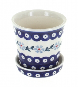 Blue Violet Flower Pot