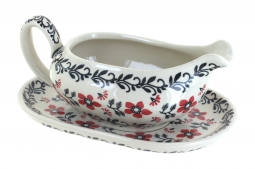Scarlett Ivy Gravy Boat & Plate