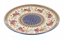 Red Daisy Large Dinner Plate