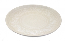 White Lace Large Dinner Plate